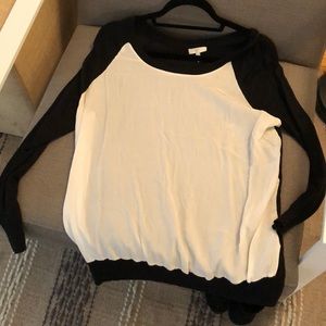 Joie long sleeve top, cashmere & silk